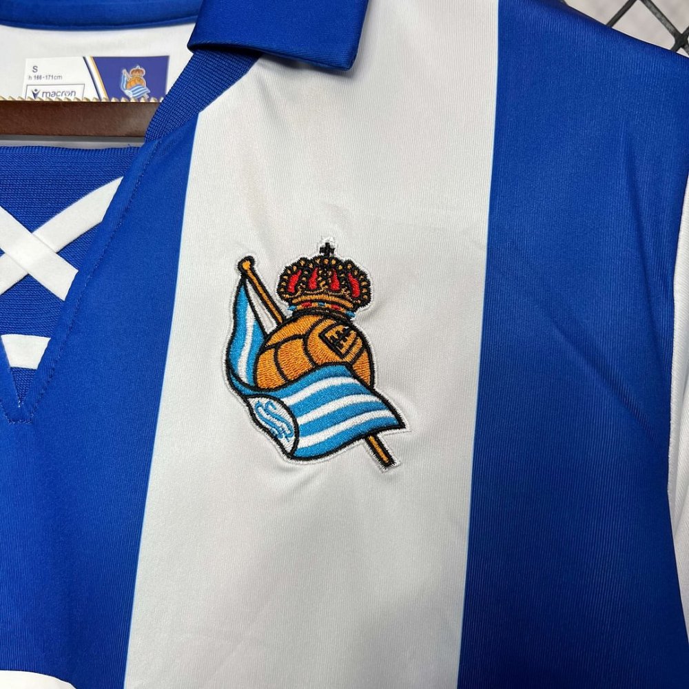 1:1 copy top quality 2024/2025 Real Sociedad Home Football Shirt
