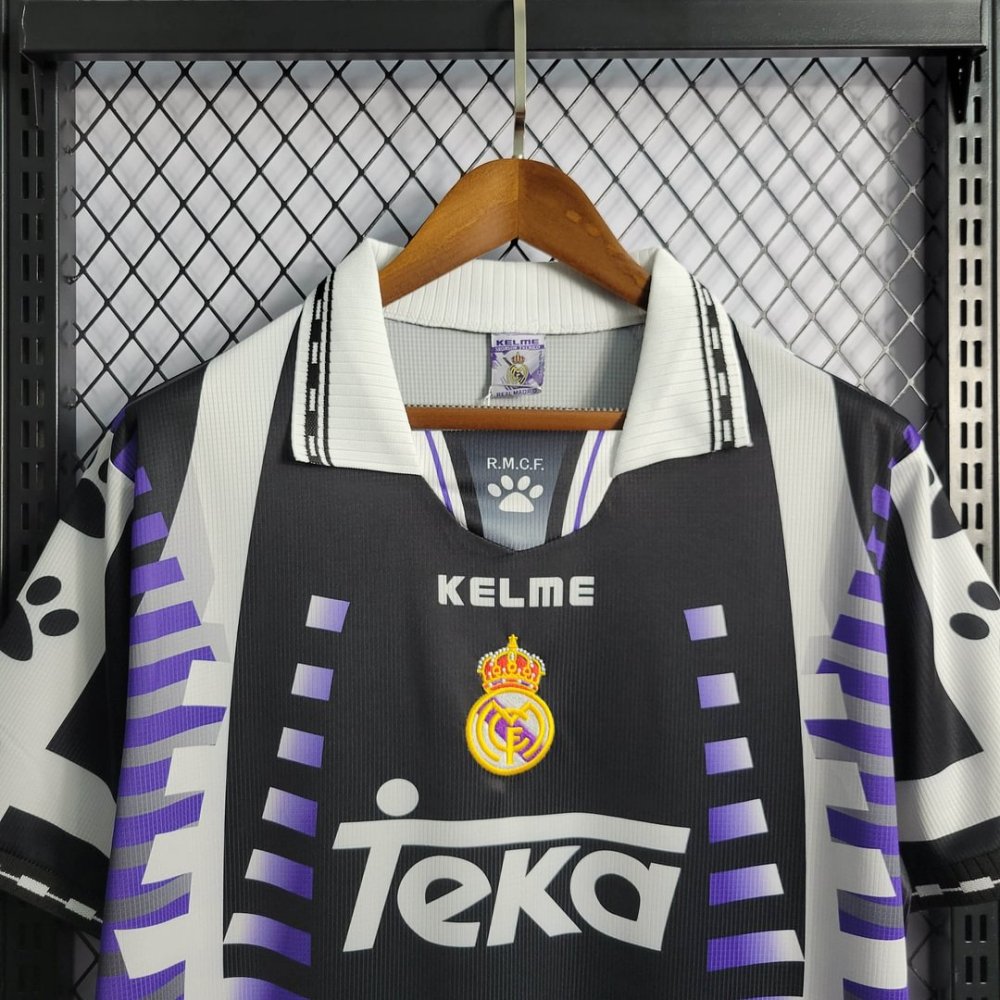 1:1 copy top quality 1997/1998 Retro Real Madrid Third Away Football Shirt