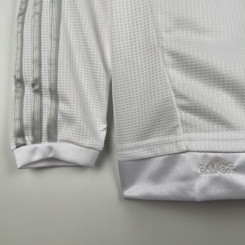 1:1 copy top quality 2015/2016 Retro Long Sleeve Real Madrid Home Football Shirt