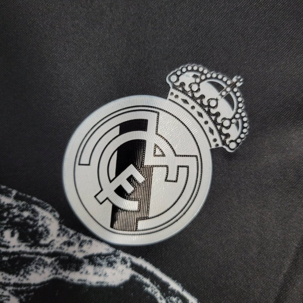 1:1 copy top quality 2014/2015 Retro Long Sleeve Real Madrid Third Away Football Shirt
