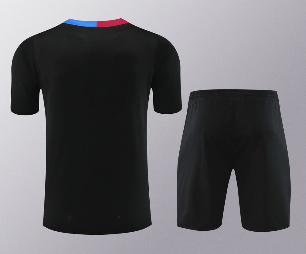 1:1 copy top quality 20242025 Barcelona Training Wear Black Suit Shirt