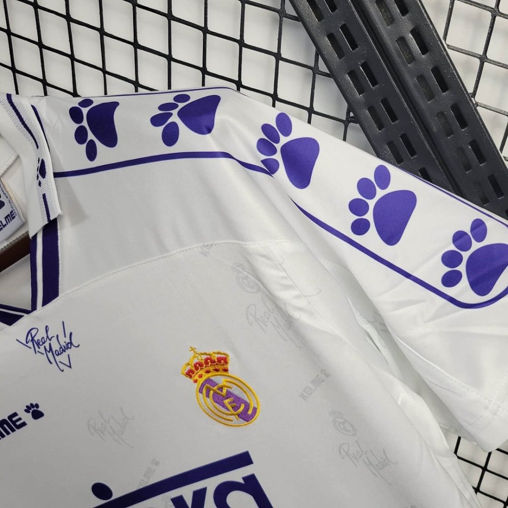 1:1 copy top quality 1994/1996 Retro Real Madrid Home Football Shirt