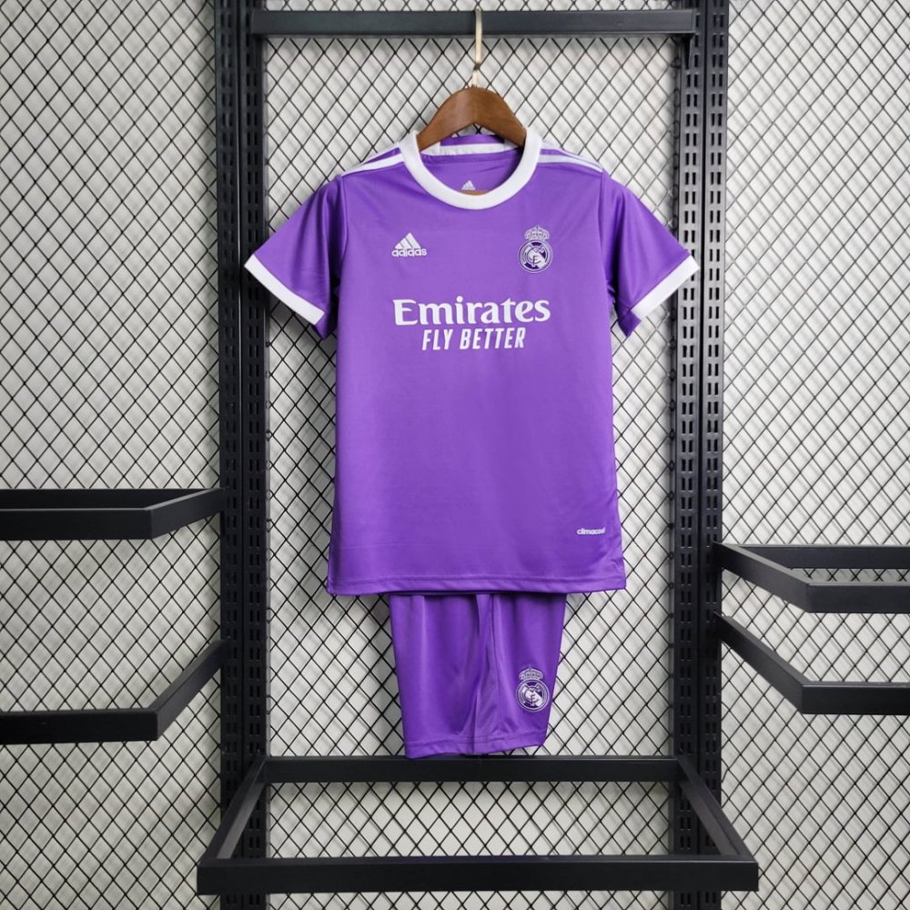 1:1 copy top quality 2017/2018 Retro Real Madrid Away Football Shirt Kids Size