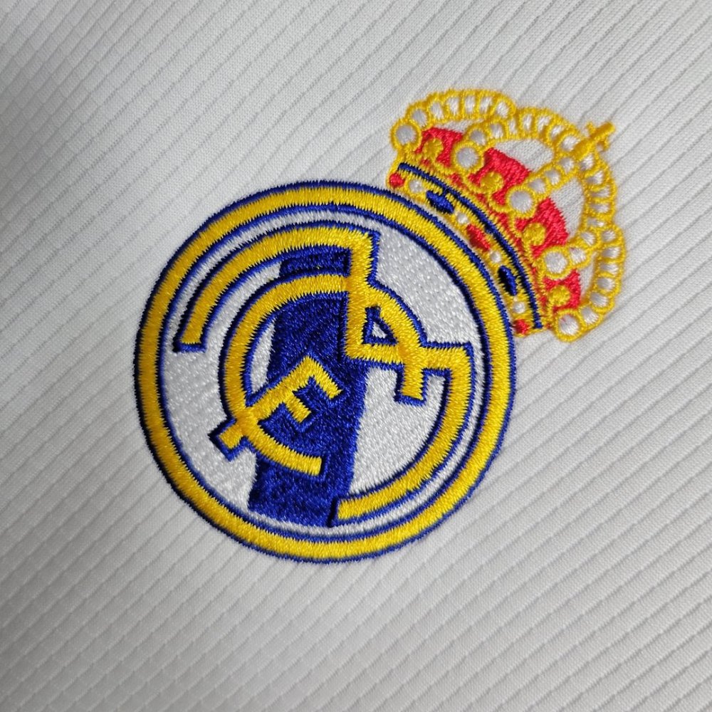 1:1 copy top quality 2019/2020 Retro Long Sleeve Real Madrid Home Football Shirt