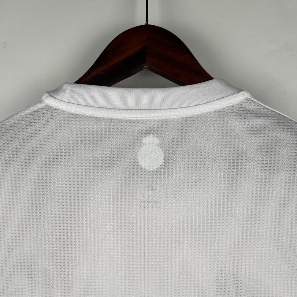 1:1 copy top quality 2015/2016 Retro Long Sleeve Real Madrid Home Football Shirt