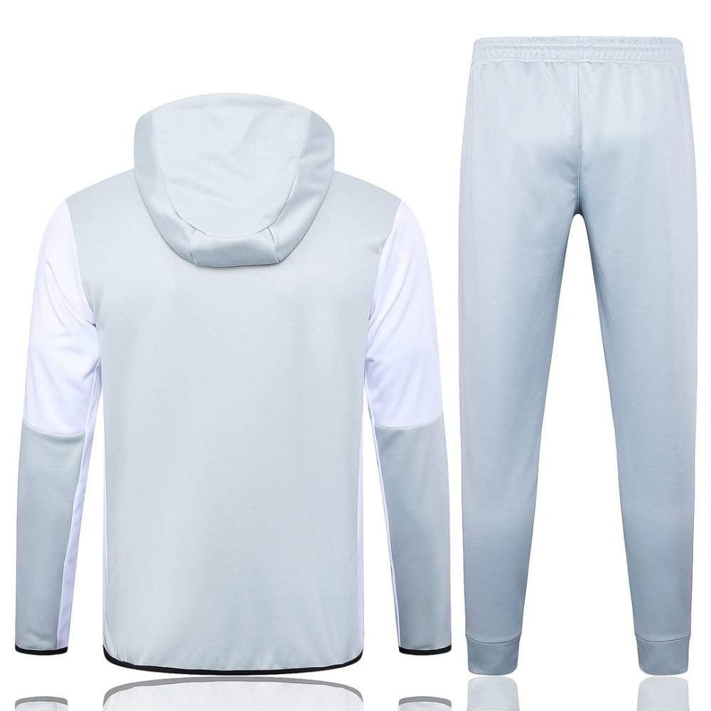 2023/2024 Al-Nassr Long Zipped Jacket Light Grey Football Shirt