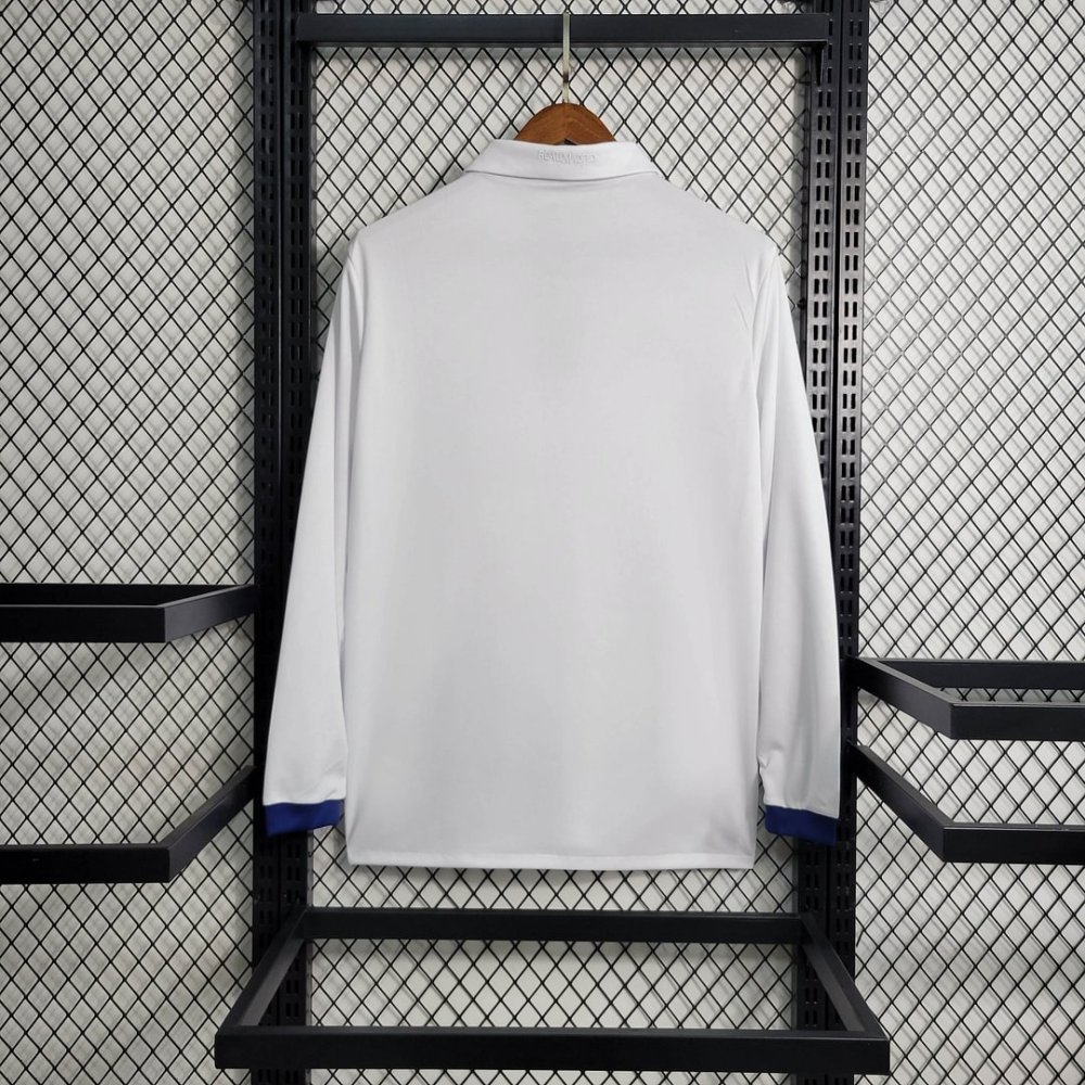2016/2017 Retro Long Sleeve Real Madrid Home Football Shirt