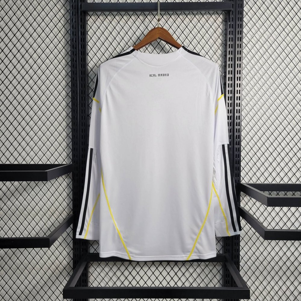 2009/2010 Retro Long Sleeve Real Madrid Home Football Shirt