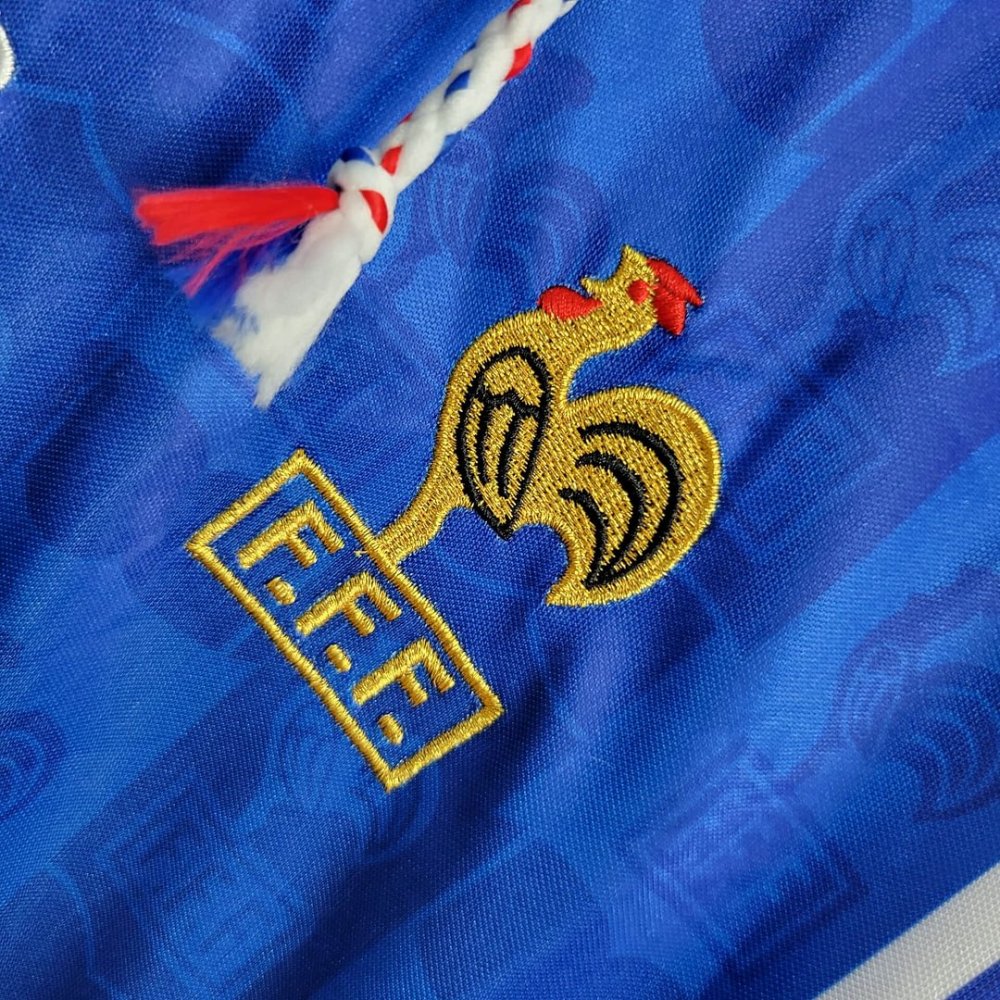 2018 France Home Football Shirt （Retro）