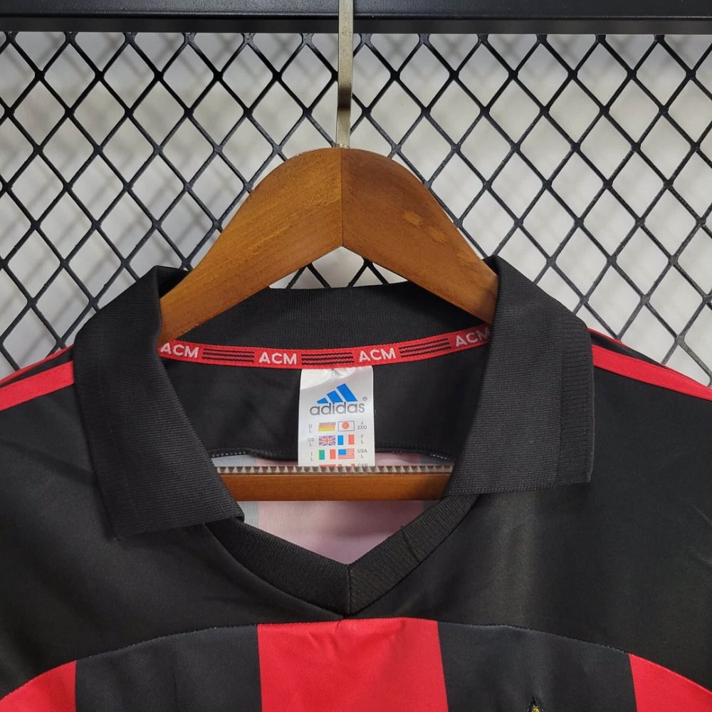 2001/2002 Retro AC Milan Home Football Shirt