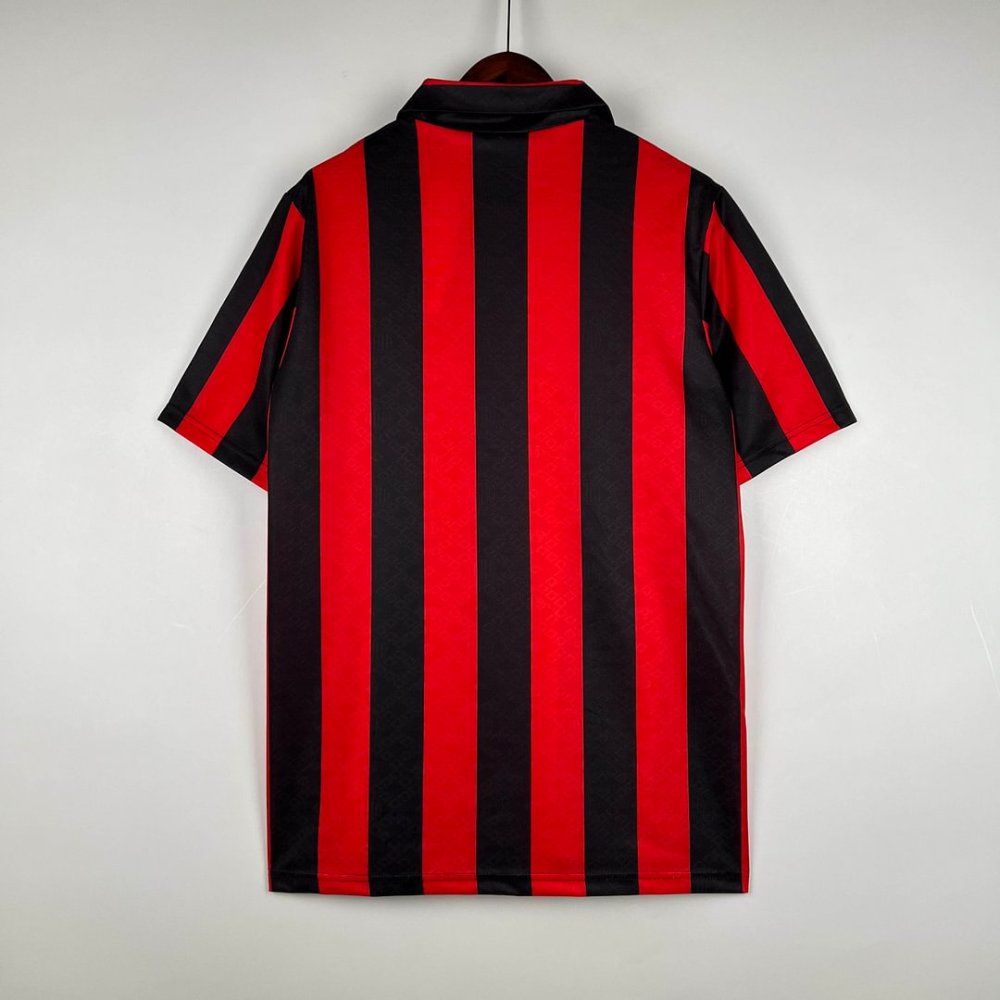 1989/1990 Retro AC Milan Home Football Shirt