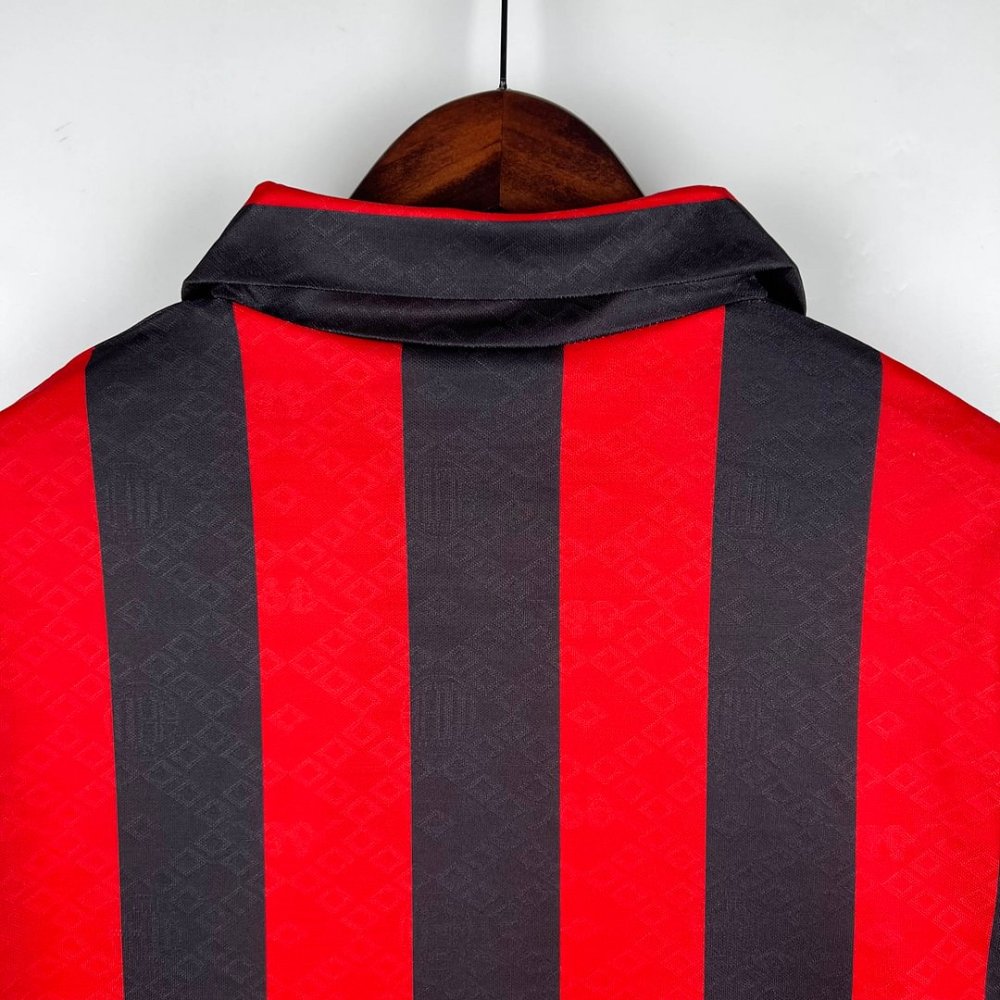 1989/1990 Retro AC Milan Home Football Shirt