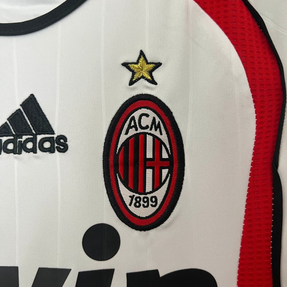 2006/2007 Retro AC Milan Away Champions League Football Shirt Kids Size