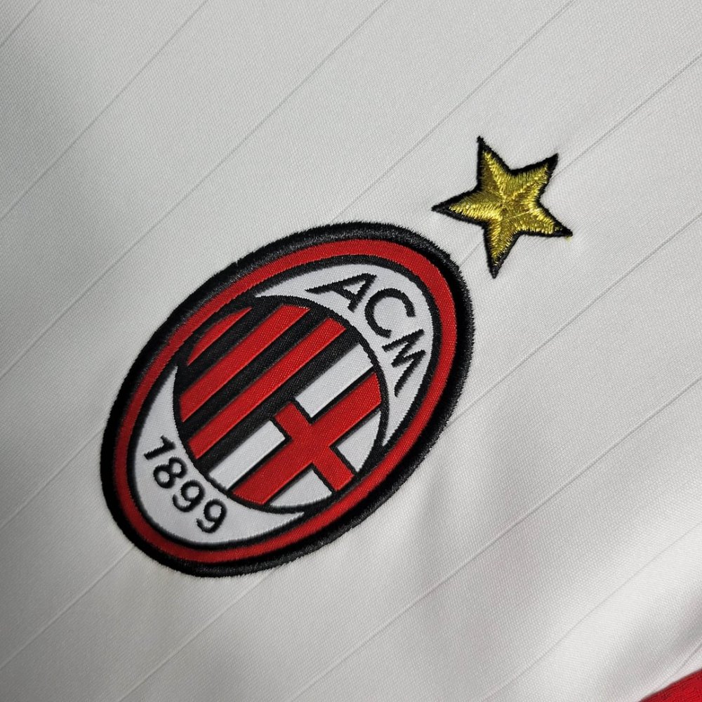 2006/2007 Retro Long Sleeve AC Milan Away Football Shirt