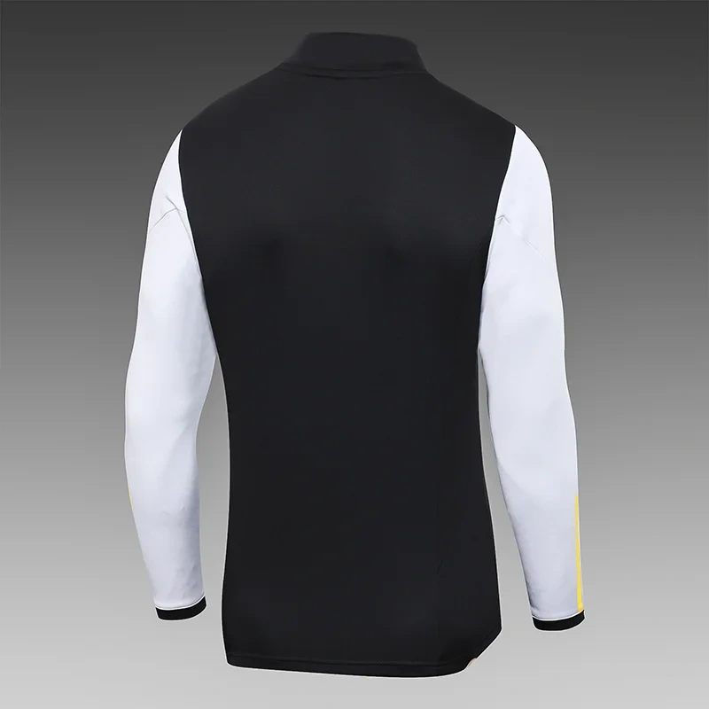 2023/2024 Lyon Half-Pull Training Suit Black Football Shirt