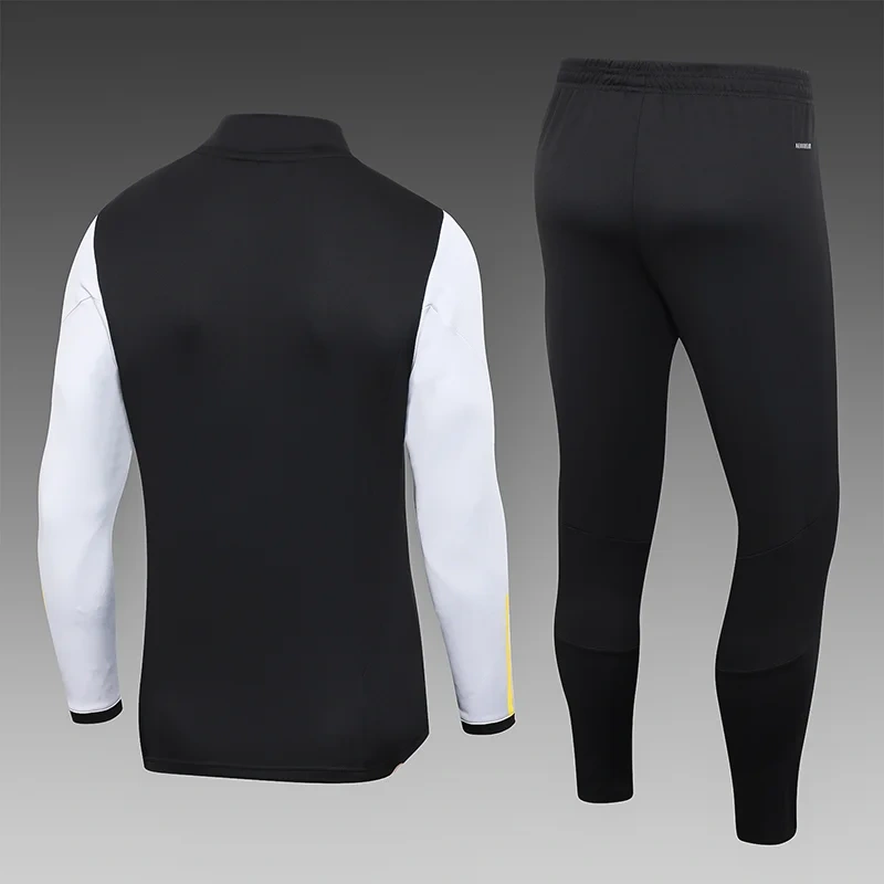 2023/2024 Lyon Half-Pull Training Suit Black Football Shirt