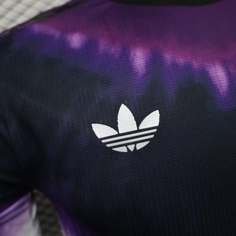 2025/2026 Player Edition Real Madrid Special Edition Football Jersey Purple tie dye