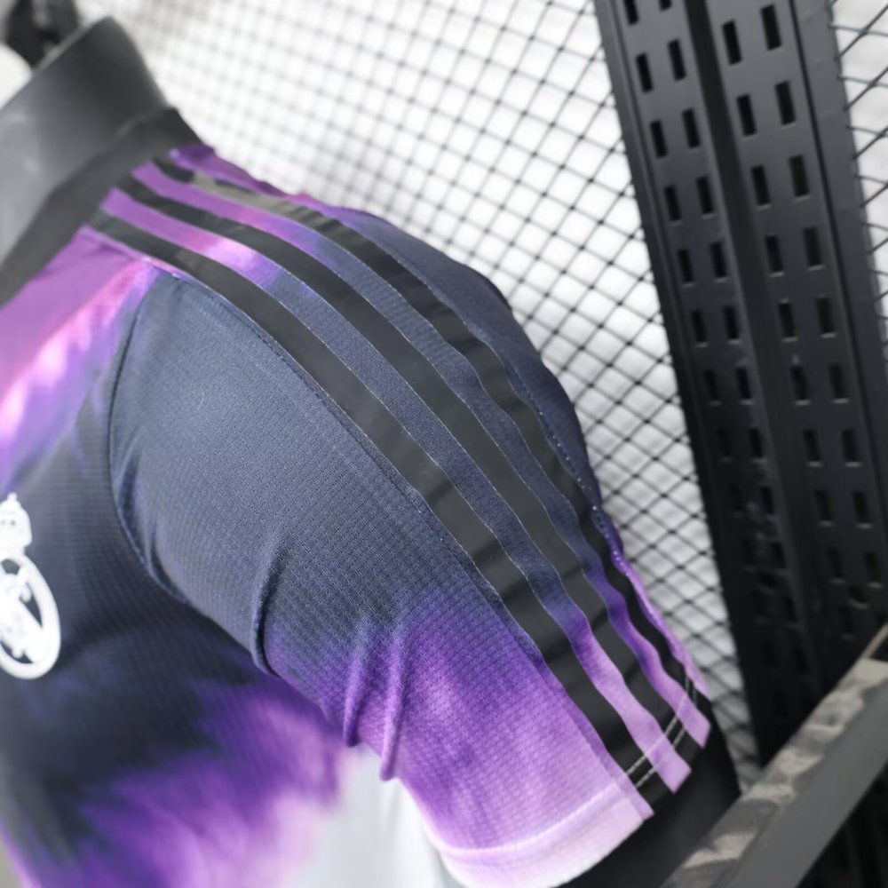 2025/2026 Player Edition Real Madrid Special Edition Football Jersey Purple tie dye