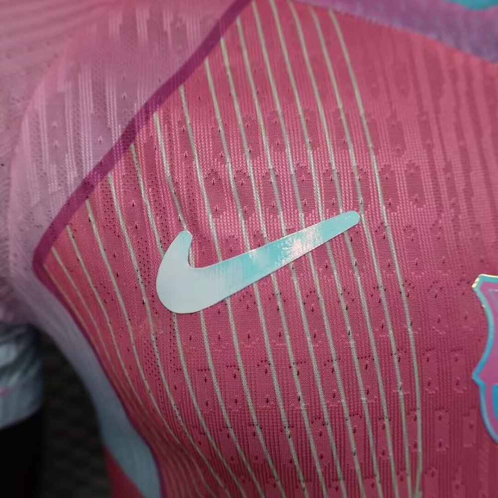 25/26 Barcelona Pink Special Edition Football Jersey（ Player Edition ）