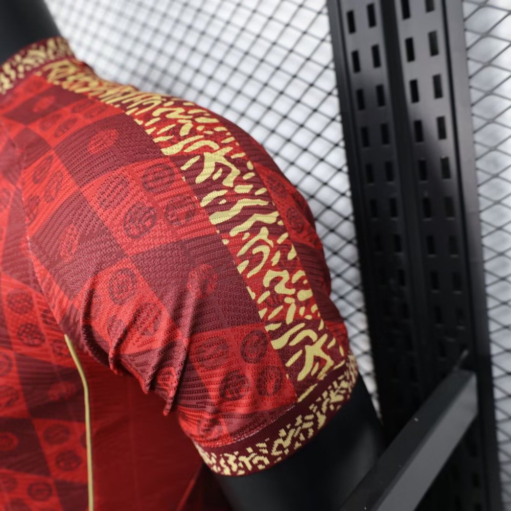 2025/2026 Bayern Munchen Red 125th Anniversary  Special Edition Football Shirt   For  Player Version