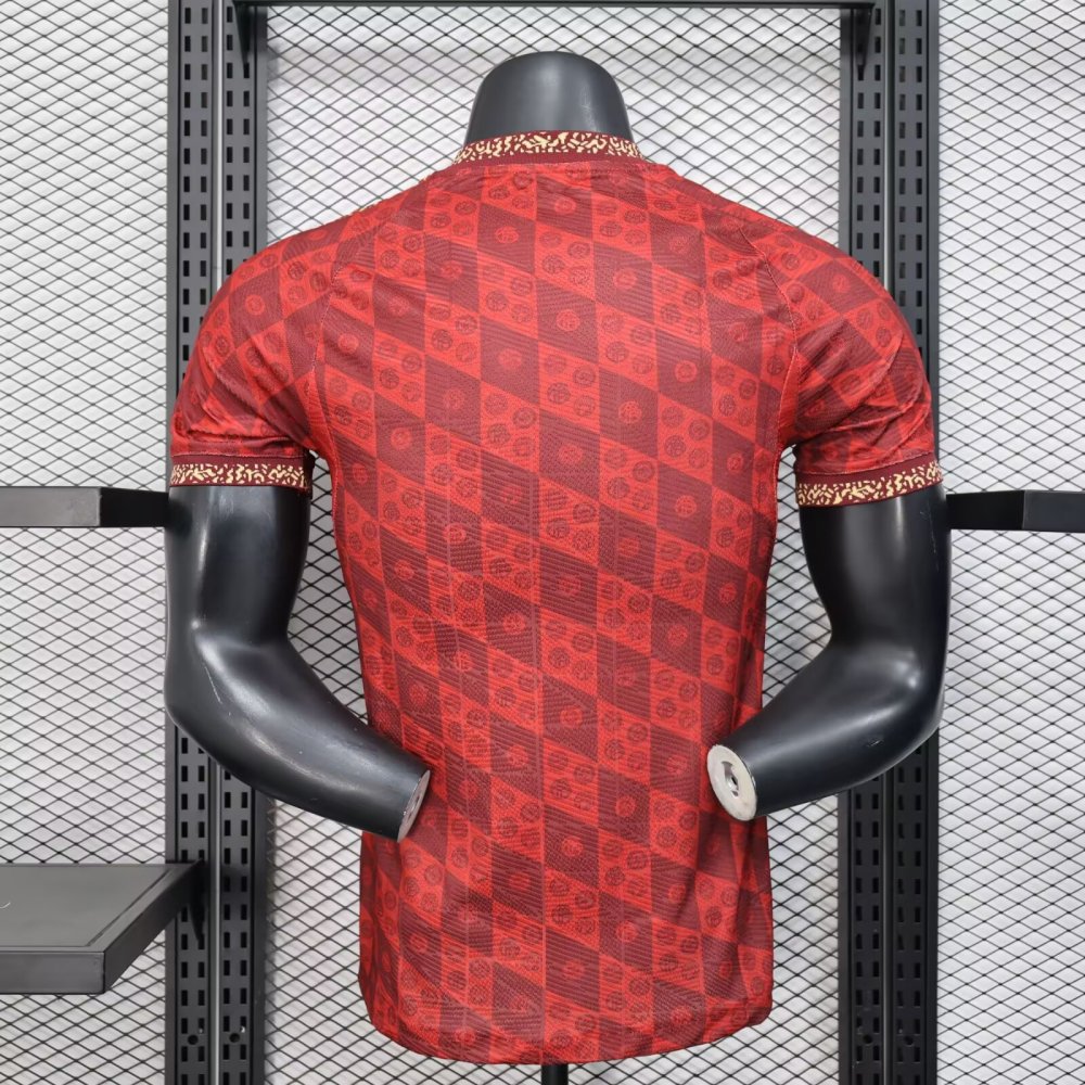 2025/2026 Bayern Munchen Red 125th Anniversary  Special Edition Football Shirt   For  Player Version