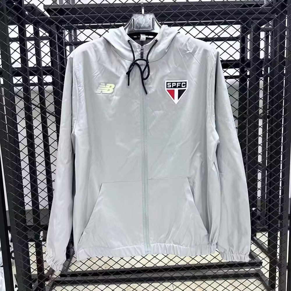 2025/2026 São Paulo Windbreaker Black Football Shirt