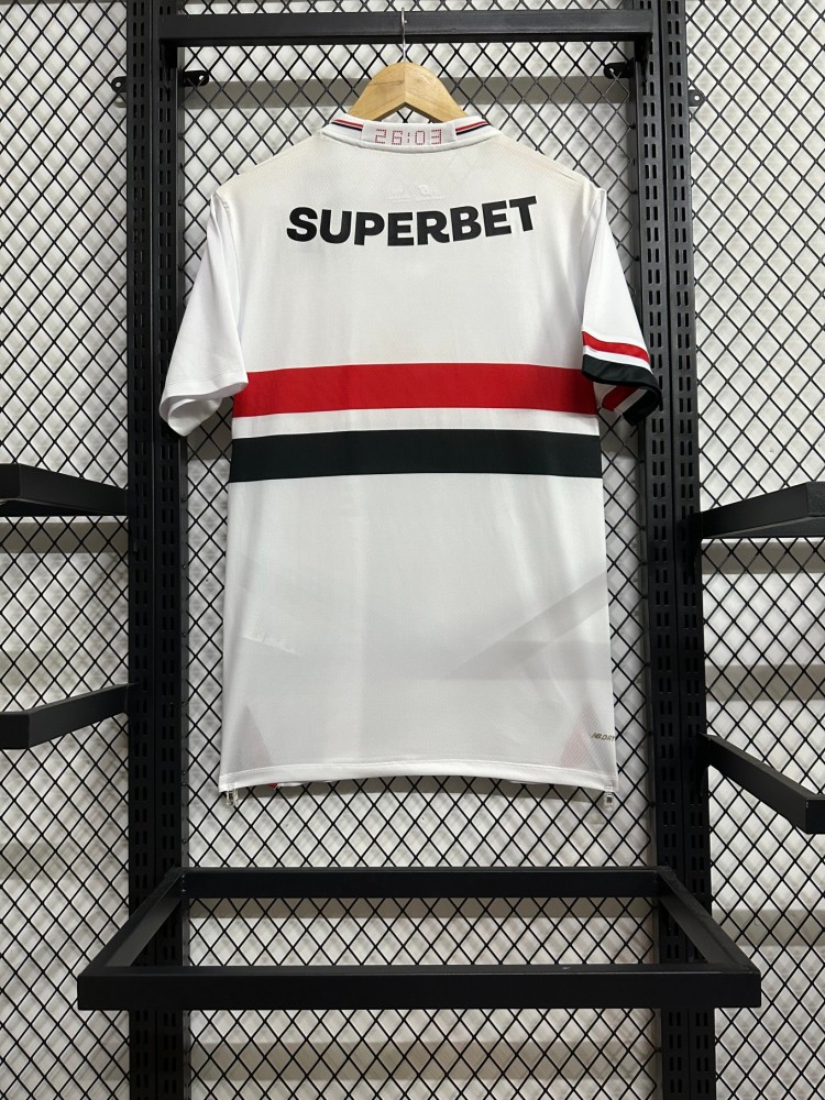 2025/2026 São Paulo Home Football Shirt（Fans version）