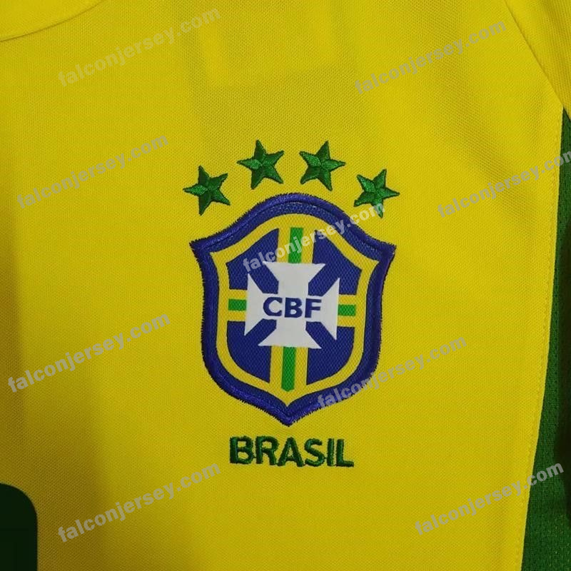 2002 Brazil World Cup Retro Jersey → Ronaldo #9