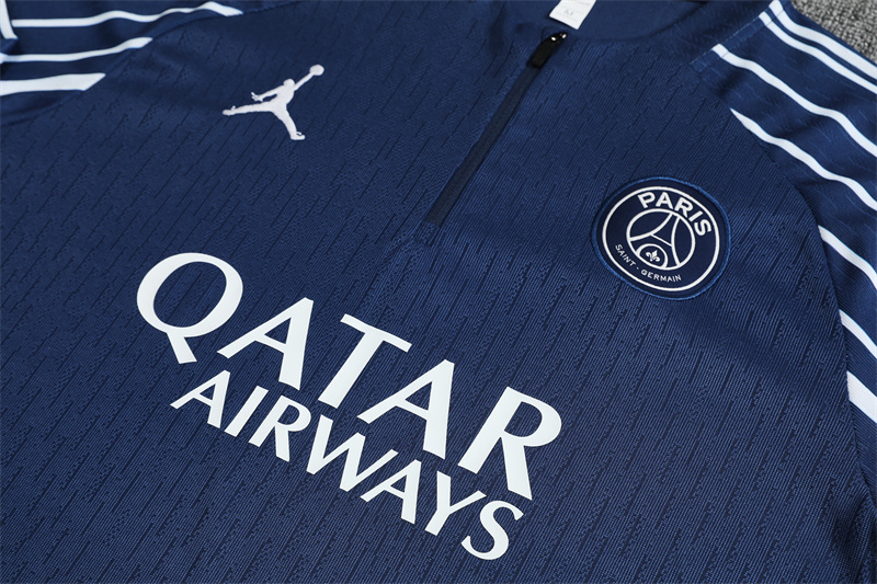 2025/2026 Paris Saint-Germain Long sleeved half zip training suit set