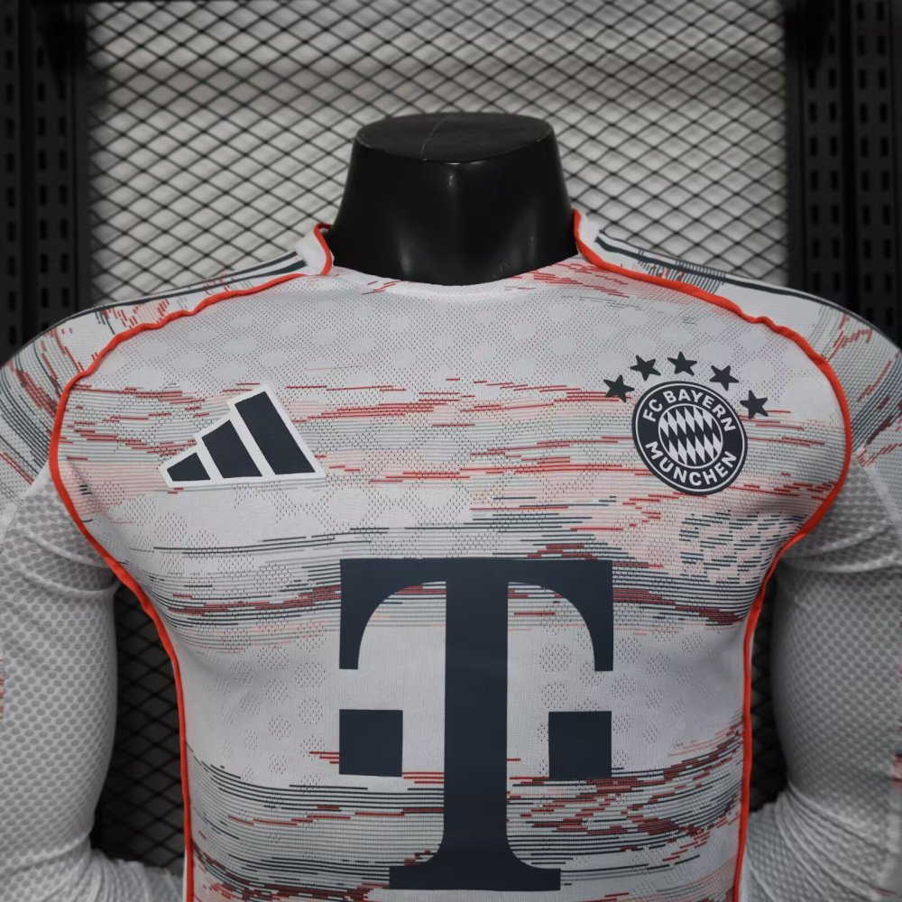 2025/2026 New Bayern Munchen Away Long Sleeves Football Jersey  (Player Version)