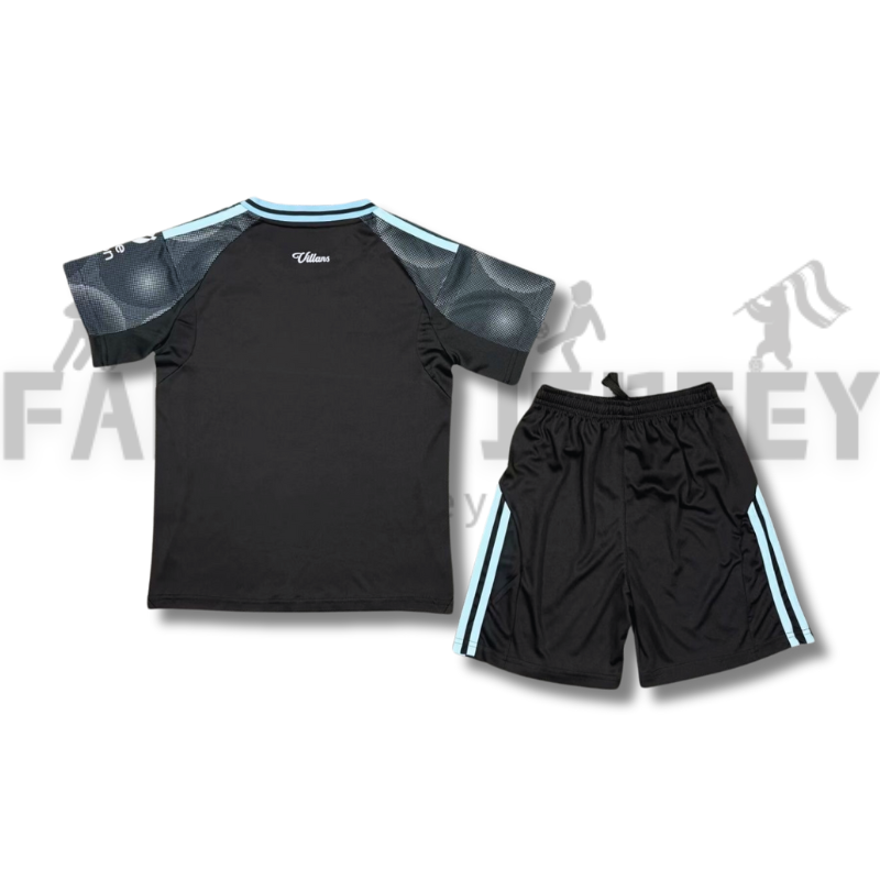 2025/2026 Aston Villa Away Football Jersey（For Kids）