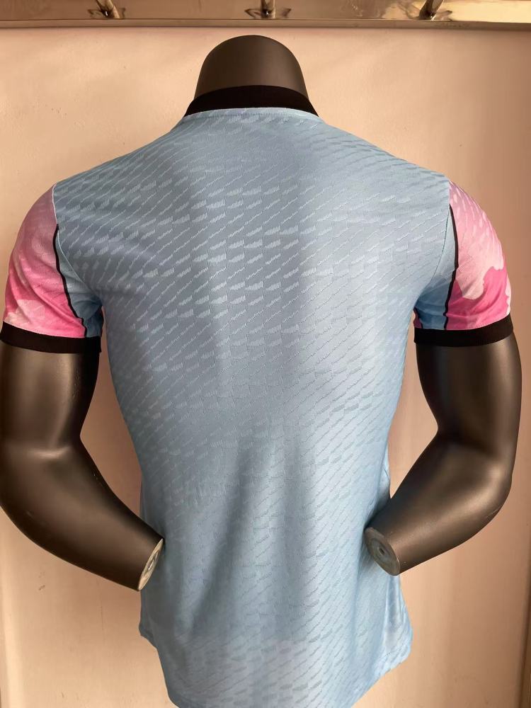 2025/2026 Liverpool Blue Pink Special Edition Jersey（Player version）
