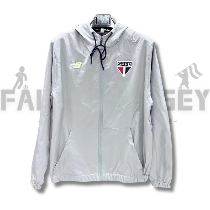 2025/2026 São Paulo Windbreaker Grey Football Shirt