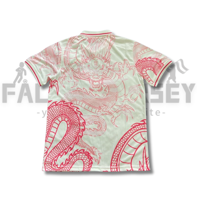 2025/2026 Real Madrid Pink Dragon Special Version Jersey（Fans Version）