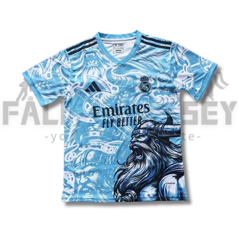 2025/2026 Real Madrid Blue Special Version Jersey（Fans Version）