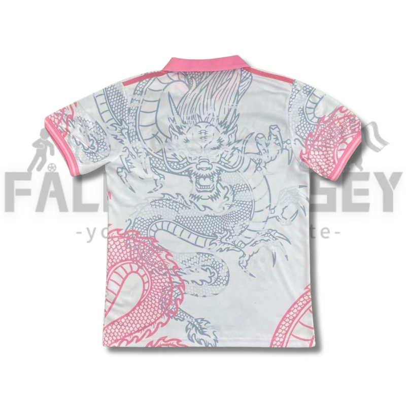 2025/2026 Real Madrid Pink Dragon Special Version Jersey（Fans Version）