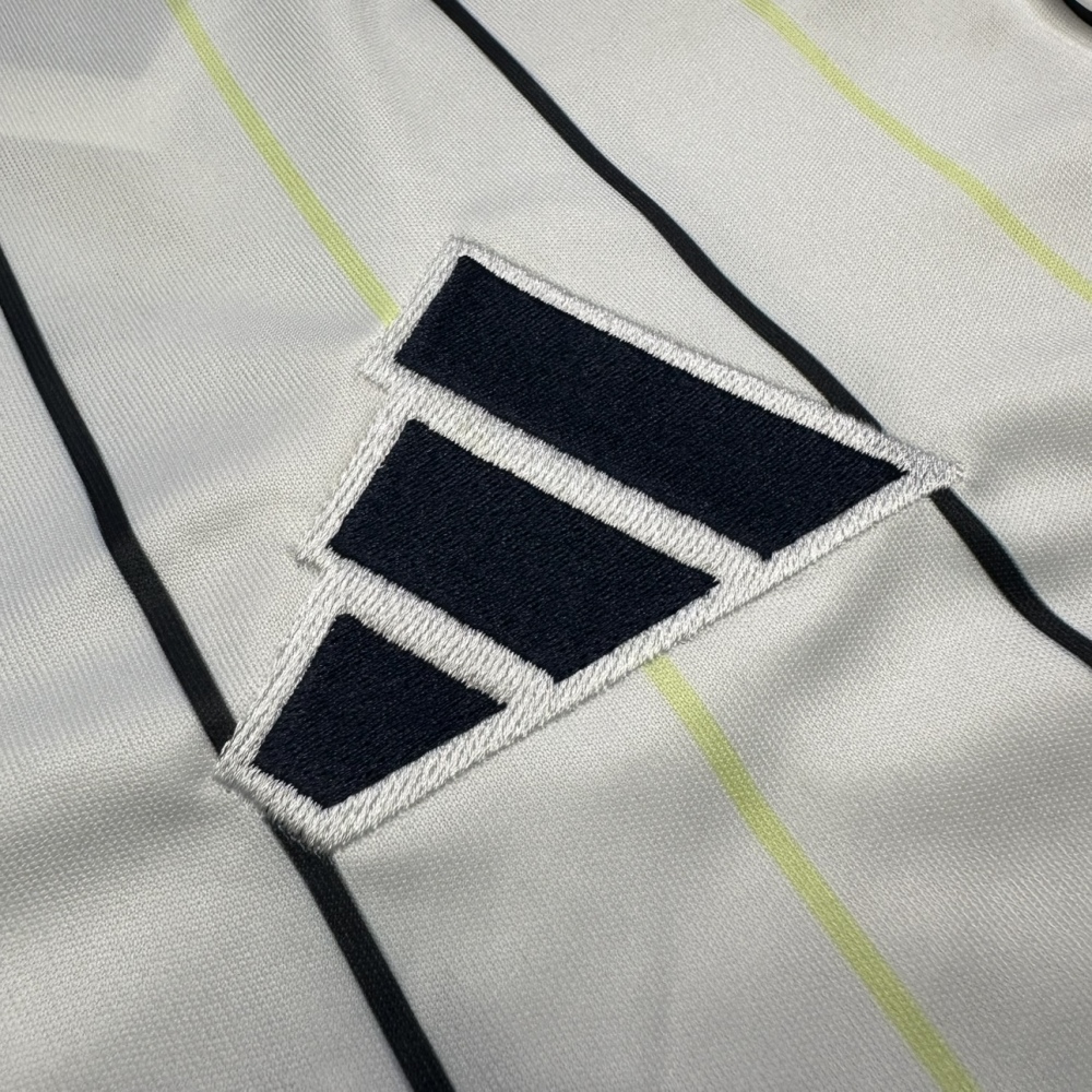25/26 New Real Madrid Short Sleeve American Striped Football Shirt