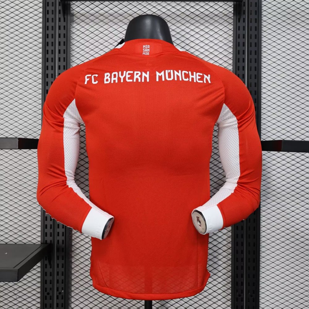 2025/2026 Bayern Munchen Away Long Sleeves Jersey  (Player Version)