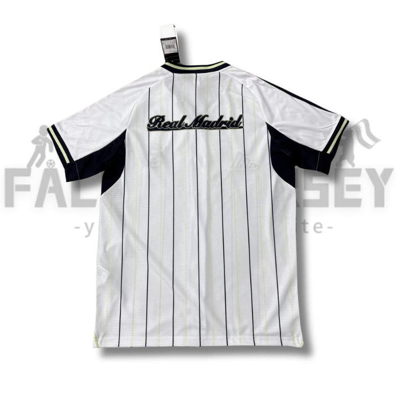 25/26 Real Madrid Baseball Style Pre match Casual Training Soccer Shirt