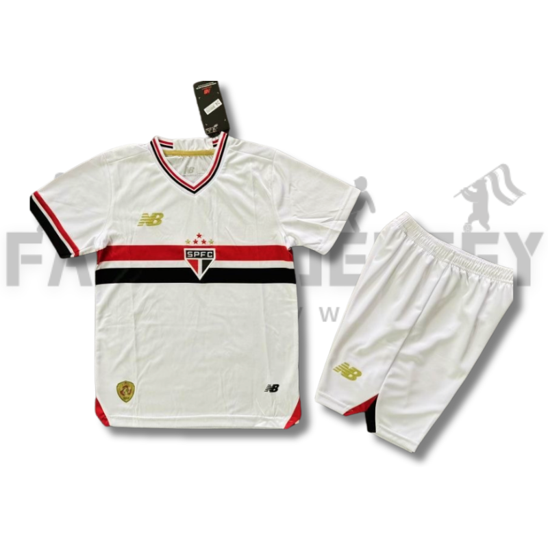 2025/2026 São Paulo Home Football Shirt（For Kids）