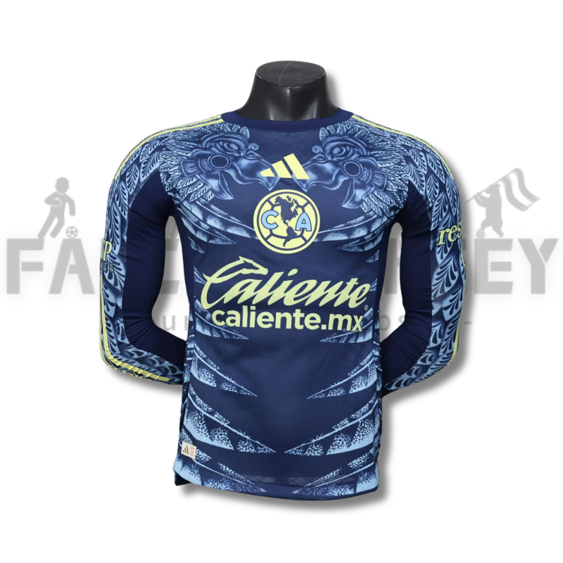 2025/2026 Club América Away Long sleeves Football Jersey （Player Version）