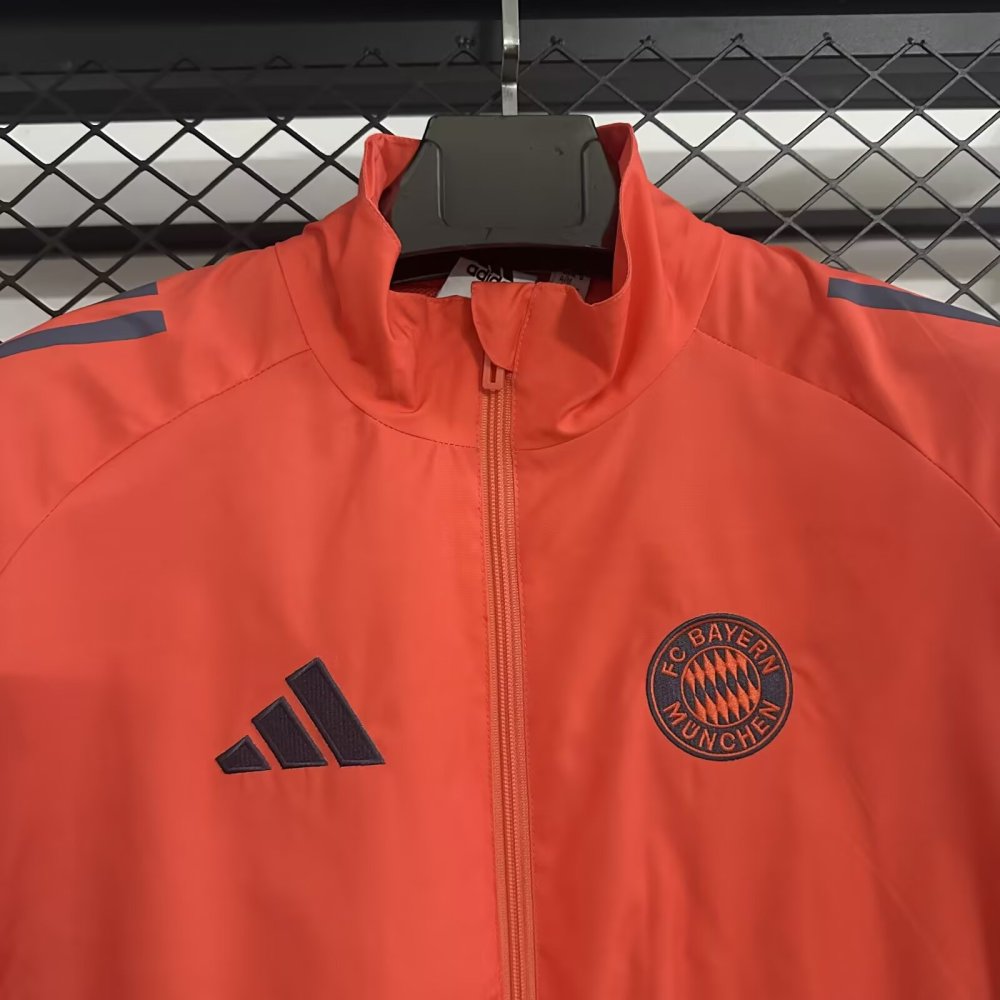 2024/2025 Bayern Munchen Orange Windbreaker