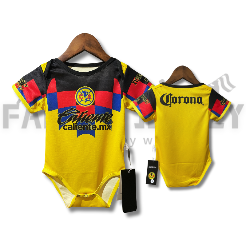 2025/2026 Club América Yellow Home Jersey (For Baby)