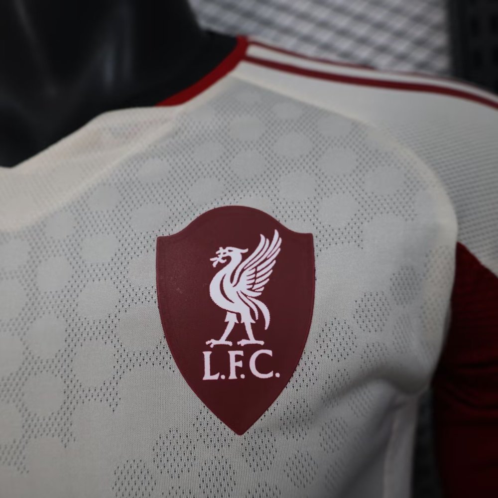 2025/2026 Liverpool Away Long Sleeve Jersey(Player Version)