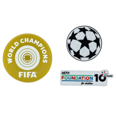UCL Starball & Foundation 10 Years Badges and CWC Winners Badge