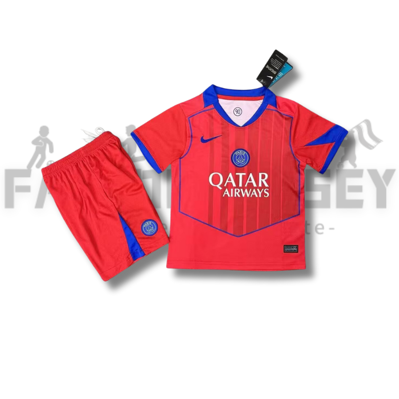2025/2026 Paris 3rd Away Football Jersey（For Kids）