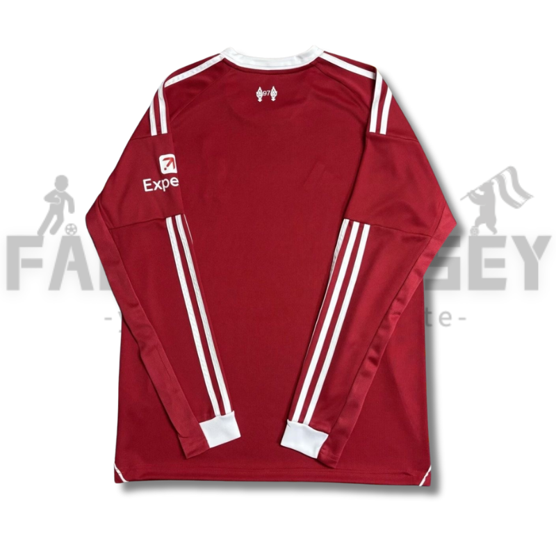2025/2026 Liverpool Home Long Sleeve Jersey(Fans Version)