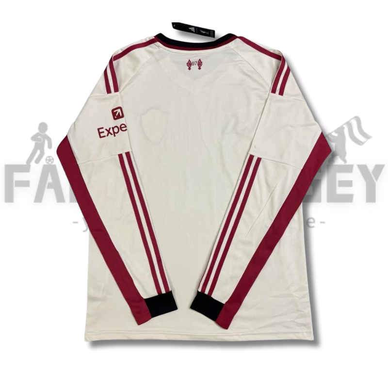 2025/2026 Liverpool Away Long Sleeve Jersey(Player Version)