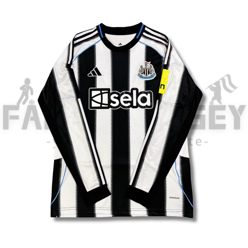 25/26 Newcastle United Home Long sleeves Football Shirt（ Fans Edition ）