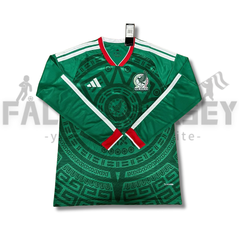 2025/2026 Mexico Home Long sleeves Football Shirt（Fans Edition ）